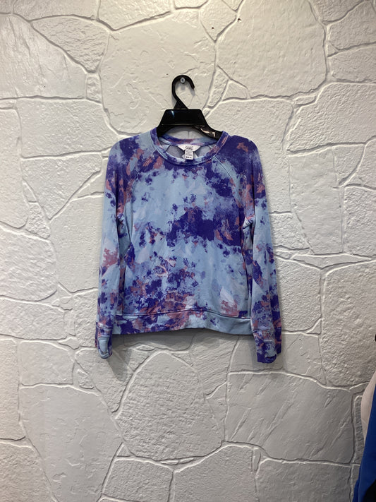 Blue/pink splash sweater size 8/10