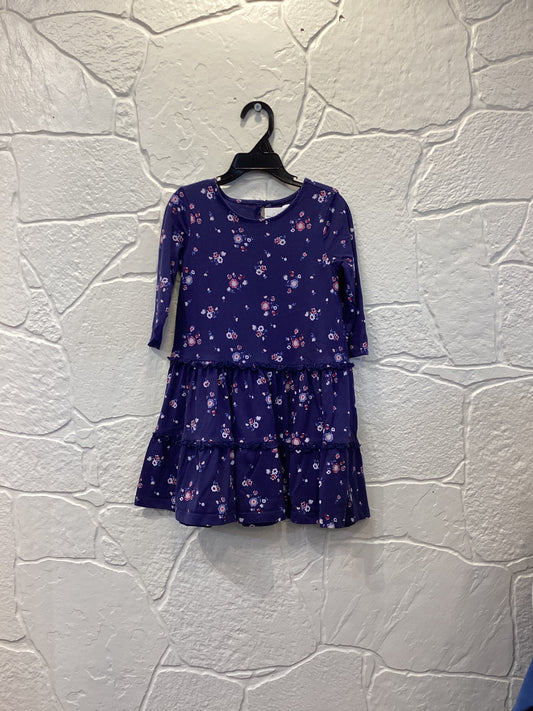 Blue/pink flower dress